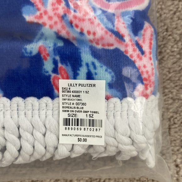 Lilly Pulitzer Beach Towel - Picture 2 of 3